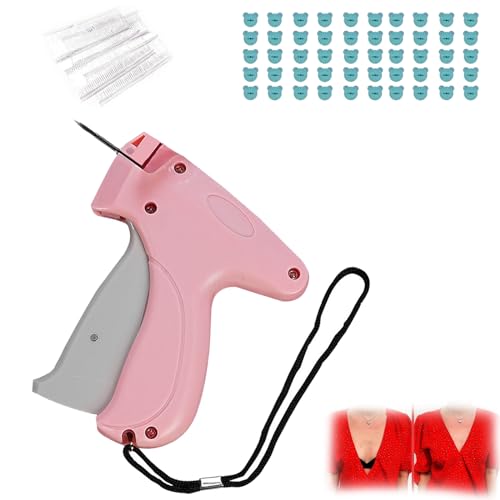 Quick Clothing Fixer, Quick Clothing Fixer Gun, Consulbe for Sewing Machine, Quilt Tacking Gun,Comes with 50/100Bear Buckles and 12/20 Plastic Needles, A Total of 660/1100 Pieces (A) von HOPASRISEE