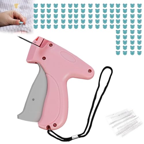 Quick Clothing Fixer, Quick Clothing Fixer Gun, Consulbe for Sewing Machine, Quilt Tacking Gun,Comes with 50/100Bear Buckles and 12/20 Plastic Needles, A Total of 660/1100 Pieces (B-Pcs) von HOPASRISEE