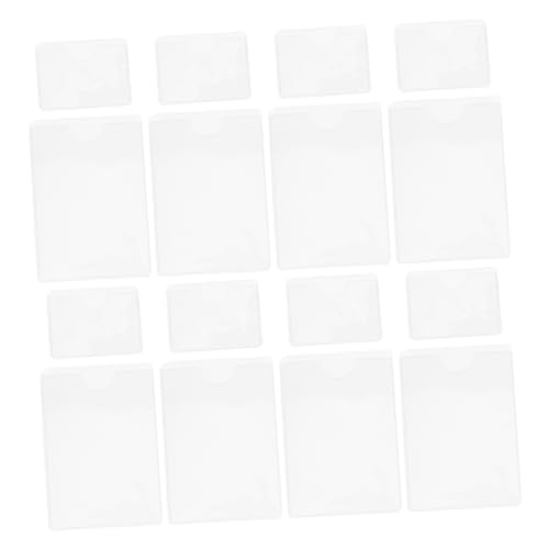 HORIALENCE 50 Stück Beutel mit selbstklebenden Etiketten Taschen für Bibliotheksausweise Klare Etikettentaschen selbstklebende Kartenkartentaschen PVC Transparent HORIALENCE 50 Stück Beutel mit selbstklebenden Etiketten Taschen für Bibliotheksausweise Klare Etikettentaschen selbstklebende Kartenkartentaschen PVC Transparent von HORIALENCE