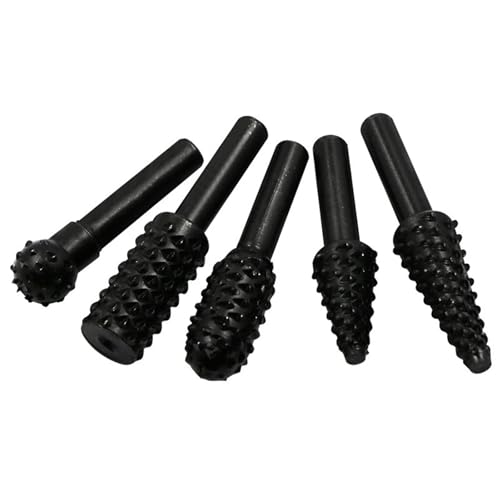 1/4'' 5pcs Drill Bit Set Cutting Tools for Woodworking Knife Wood Carving Tool Carpentry Wood Cutting Tools Work Drill Bits Set HOROJDTH(5pcs Black) von HOROJDTH