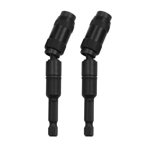 1/4"Hex Magnetic Pivoting Drill Bit Quick Change Drive Guide Drill Pivoting Bit Holder for Tight Spaces Magnetic Bit Tip Holder HOROJDTH(Black-2pcs) von HOROJDTH