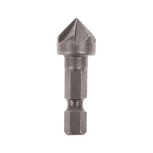 90° Countersink Drill Chamfer Bit 1/4" Hex Shank Carpentry Woodworking Angle Point Bevel Cutting Cutter Remove Bur Tool HOROJDTH von HOROJDTH