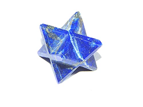 Lapis Lazuli Merkaba Star 3 cm, Glas, Glas von HOSEKI