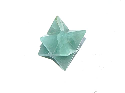 Merkaba-Stern, Aventurin, 3 cm, Grün von HOSEKI