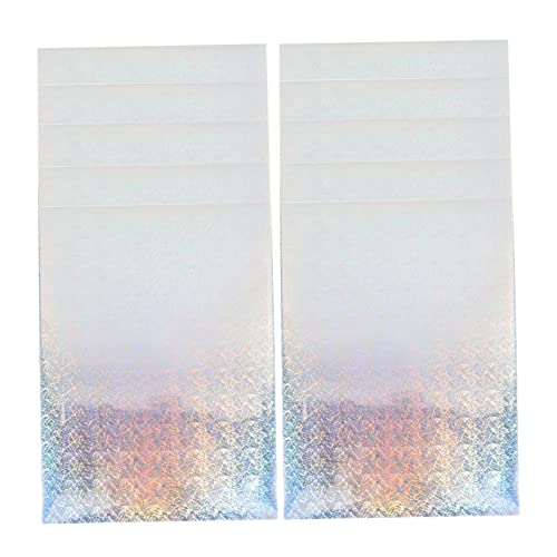 HOUDERCO 10 Blätter Farbiges Papier Buntes Fotopapier Weißes Papier Bedruckbares Vinyl Holografisches Papier Vinyl-aufkleberpapier Pastellpapier Selbstklebende Folie Colorful Das Haustier von HOUDERCO