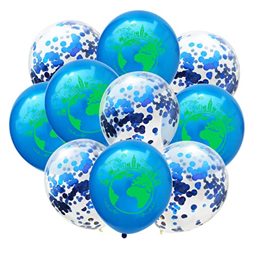 HOUDERCO 20 Stück 12 Ballondekoration Luftballons Für Babypartys Partyballons Latexballons Geburtstagsverzierung Blue von HOUDERCO