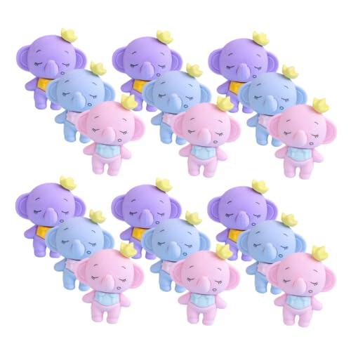 HOUDERCO 36 Stück Kleiner Elefanten-Radiergummi lustige radiergummis für Fun Eraser für Radiergummi Tiere Tier Radiergummis Masse süße Radiergummis kawaii Neuheitseraser von HOUDERCO