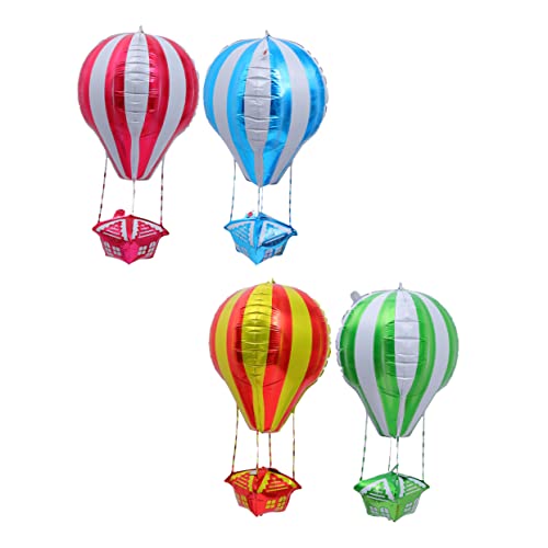 HOUDERCO 4 Pcs Ballon Aufblasbare Aluminiumfolie von HOUDERCO