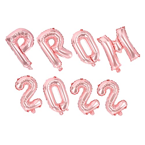 HOUDERCO 8 Stk Abschlussballon-Set ballons balloons wasserballon Ballonbogenständer 2022 Graduierung Ballongirlande dekorativer Luftballon Abschluss-Design-Ballon Aluminiumfolie Golden von HOUDERCO