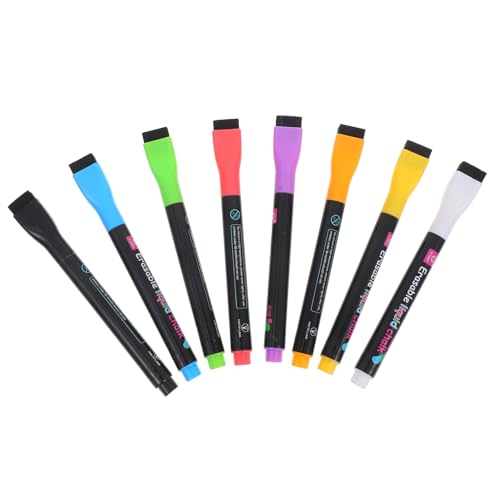 HOUDERCO Cap Markers 8-tlg. Fluoreszierende Dry Erase Whiteboard-stifte-set Radiergummi Nicht für und Erwachsene von HOUDERCO