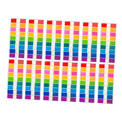 HOUDERCO 900 Stk Index Etikett Klebestreifen Registerkarten Zum Kommentieren Index-tabs Highlighter-tape Liste Farbige Aufkleber Seitenindexmarkierungen Thermisches Etikett Pvc Colorful von HOUDERCO