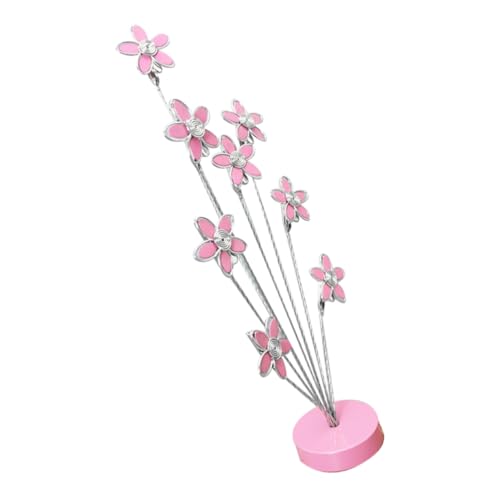 HOUDERCO Blumenmemoordner geburtstags büro deko Halter für Fotoclips Bild Baumhalter Foto-Display-Clip Bildständer Foto-Display-Halter Fotobaumhalter Rostfreier Stahl Rosa von HOUDERCO