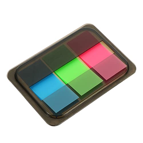 HOUDERCO Boxen Fluoreszierende Haftnotizen Selbstklebende Notizen Index Tabs Klassifizierungs Labels Etikettenaufkleber Verschiedenen Farben Zufällige Farben Für Schule Büro von HOUDERCO