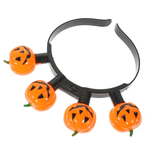 HOUDERCO Halloween Elements Stirnband Glowing Hair Hoop Kostüm Stirnband Halloween Haarschmuck von HOUDERCO