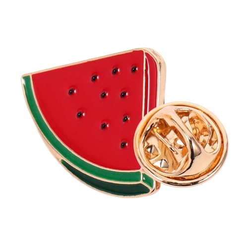 HOUDERCO Wassermelone Brosche Pin Corsage Kragen Revers Abzeichen Schmuck Obst Form Brosche Pin von HOUDERCO