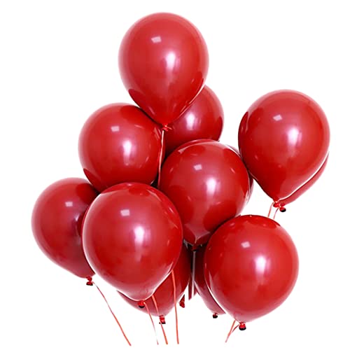 HOUDERCO Zarte Matte Luftballons Edelrot Hochwertige Party Dekorationsballons Für Geburtstag Hochzeit Und Feste Für Kreative Veranstaltungsdekorationen von HOUDERCO