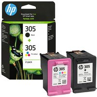 HP 305 (6ZD17AE) schwarz, color Druckerpatronen, 2er-Set von HP