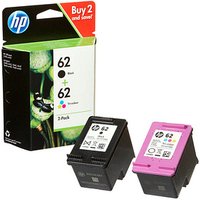 HP 62 (N9J71AE) schwarz, color Druckerpatronen, 2er-Set von HP