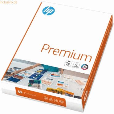 HP Kopierpapier Premium CHP 852 A4 90g/qm weiß VE=500 Blatt von HP