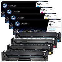 HP 205A (CF530A/CF531A/CF533A/CF532A) schwarz, cyan, magenta, gelb Tonerkartuschen, 4er-Set von HP