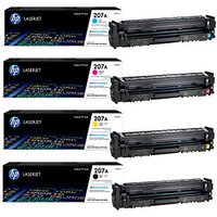 HP 207A (W2210A/W2211A/W2213A/W2212A) schwarz, cyan, magenta, gelb Tonerkartuschen, 4er-Set von HP