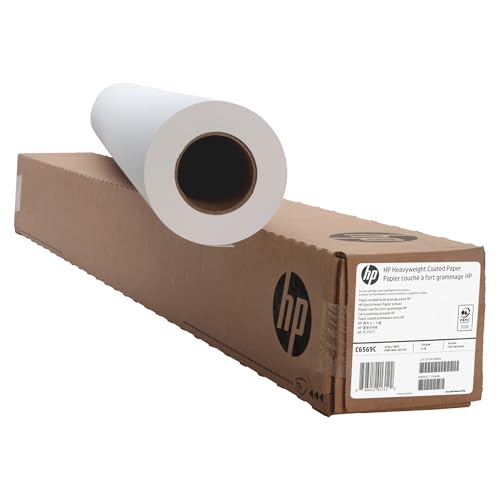 HP C6569C Coated Heavyweight Papier Inkjet 130 g / m2 1067 mm x 30.5 m, 1 Rölle Pack von Hewlett-Packard