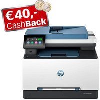 HP Color LaserJet Pro MFP 3302 fdwg 4 in 1 Farblaser-Multifunktionsdrucker weiß von HP