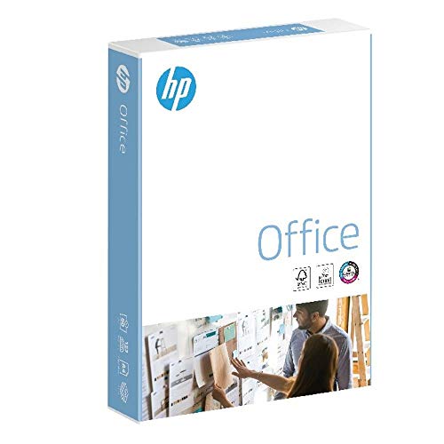 HP Office Laser- und Kopierpapier, 80g/m², A4, 500 Blatt, weiß, 5er Pack von Hewlett-Packard