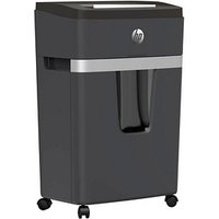 HP Pro Shredder 18CC Aktenvernichter mit Partikelschnitt P-4, 4 x 35 mm, bis 18 Blatt, schwarz von HP