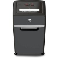 HP Pro Shredder 24CC Aktenvernichter mit Partikelschnitt P-4, 4 x 35 mm, bis 24 Blatt, schwarz von HP