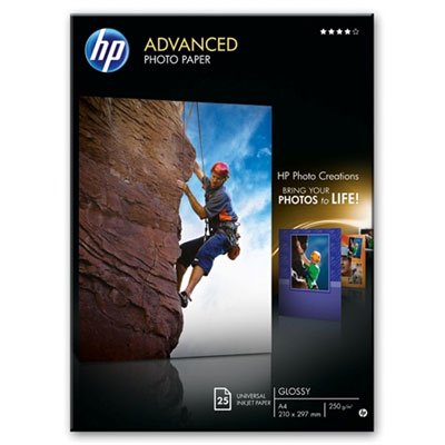 HP Q5437A Photopaper Glossy 25 A4 03 25 A4 (210 x 297) Papier von HEWLETT PACKARD