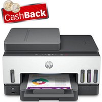 HP Smart Tank 7605 4 in 1 Tintenstrahl-Multifunktionsdrucker grau, HP Instant Ink-fähig von HP