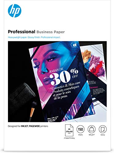 HP Tintejet- und PageWide Professional Business Paper A3, glänzend, 180 g/m² von HP