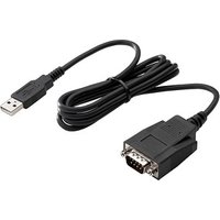 HP USB A/Seriell Kabel 1,2 m schwarz, 1 St. von HP