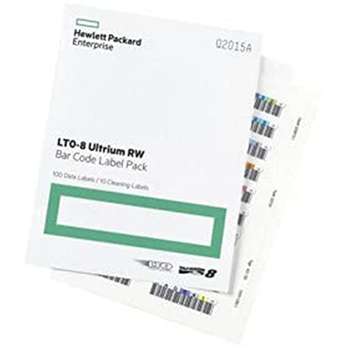 HPE LTO-8 30TB RW BAR Code Label Pack von HP