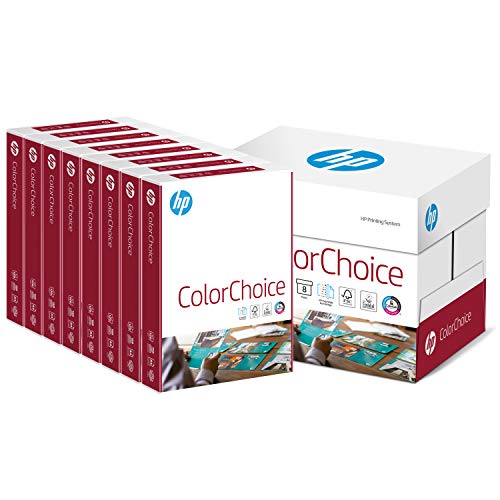 HP CHP 753 Color-Choice Laserpapier 120 g DIN-A4, 210 x 297 mm, hochweiß, extraglatt, 1 Karton = 8 Pack von HP