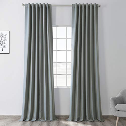 HPD Half Price Drapes BOCH-171122-96 Raumverdunkelungsvorhänge, 244 cm lang, für Schlafzimmer und Wohnzimmer (1 Panel), 127 x 244 cm, Blaue Tanne, Polyester-Mischung, Blautanne, 50 in x 96 in von HPD Half Price Drapes