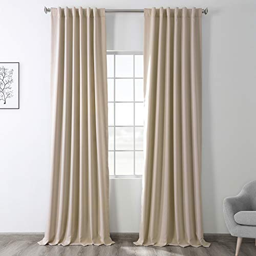 HPD Half Price Drapes BOCH-P Raumverdunkelungsvorhänge, 213 cm lang, für Schlafzimmer und Wohnzimmer (1 Panel), 127 x 213 cm, Eierlikör, Polyester-Mischung, Eggnog, 50W x 84L von HPD Half Price Drapes