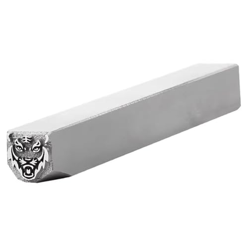 HPFHSJ Schlagbuchstaben DIY-Stempelzubehör, Metall-Design-Stempel, Werkzeuge aus Hartstahl, für Stempeln von Holz, Leder, Schmuck(Lion1) von HPFHSJ