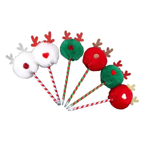 6Pcs Weihnachten Kugelschreiber Schreiben Stift Strumpf Füllstoffe Für Kinder Erwachsene Junge Mädchen Schreiben Journaling von HRODA