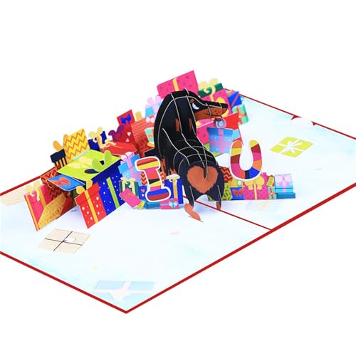 HRODA Hübsche 3D Popup Karte Exquisite Handwerkskunst Valentinstag Jubiläen Komplizierte 3D Designs von HRODA
