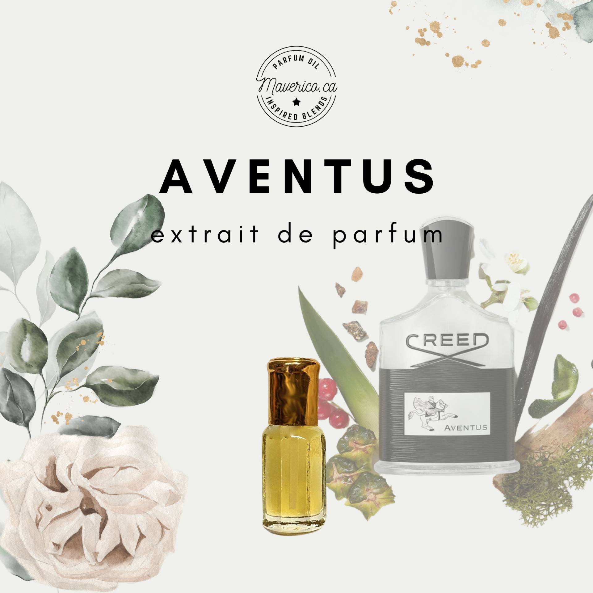 Impression Von Creed Aventus Premium Parfümöl - Alkoholfreies Attaröl in Verschiedenen Größen Duft | Langlebiges Unisex Parfum von HSAPerfumes
