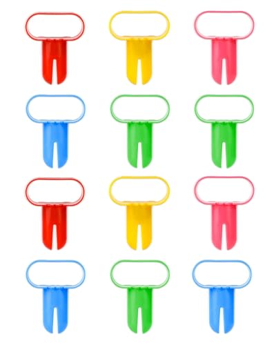 HSIXHAF 12 pcs Ballon Binden Werkzeug Schneller Ballonknoter Ballons Knoter Zubehör Ballon Knoten binden Clip für Party Hochzeitsdeko Ballons von HSIXHAF