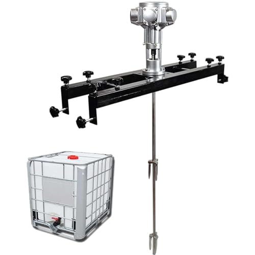 HSOYGE IBC-Rührwerk, elektrische Tankmischmaschine, kommerzielle 1-Tonnen-Farbrührmaschine mit Halterung, Farbmischgerät, für Tintenlöserrührwerk von HSOYGE