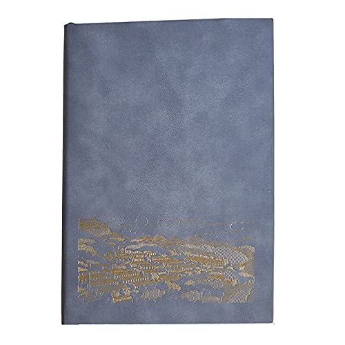 Notizbuch-Notizblock mit Hardcover, B5, weiche Oberfläche, Kunstleder, geeignet for Handbüro, Hardcover-Notizbuch.(Gray) von HSTBLEOO