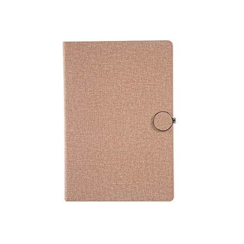 Schnalle Notebook Verdickung Notebook Einfache Notebook Schreibwaren Business Tragbare Arbeit Rekord Buch Tagebuch Planer Notizblock.(Brown) von HSTBLEOO