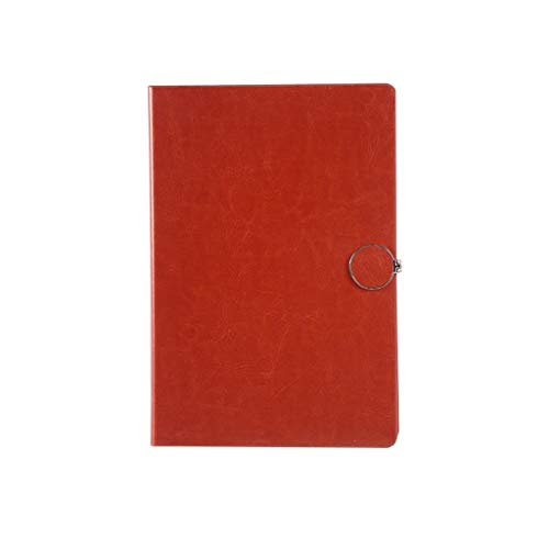 Schnalle Notebook Verdickung Notebook Einfache Notebook Schreibwaren Business Tragbare Arbeit Rekord Buch Tagebuch Planer Notizblock.(Red) von HSTBLEOO