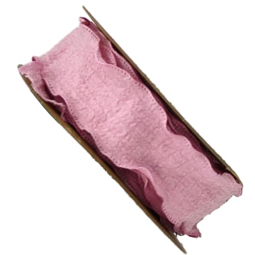 HSTWODE 2 Rollen 25mm x 9m Schleifenband Organza Chiffonband Geschenkband Backen torte Satinband für Geschenk Hochzeit Blumensträuße Geburtstag Party (Rosa) von HSTWODE