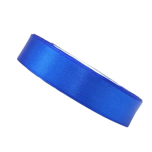 HSTWODE 2 Rollen Satinband Geschenkband Schleifenband 22m X 25mm Seidenbänder Satinband Rollen Hochzeit Stoffband Dekoband Satin Bänder zum Basteln Geschenk Verpackung (Babyblau) von HSTWODE