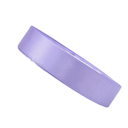 HSTWODE 2 Rollen Satinband Geschenkband Schleifenband 22m X 25mm Seidenbänder Satinband Rollen Hochzeit Stoffband Dekoband Satin Bänder zum Basteln Geschenk Verpackung (Violett) von HSTWODE